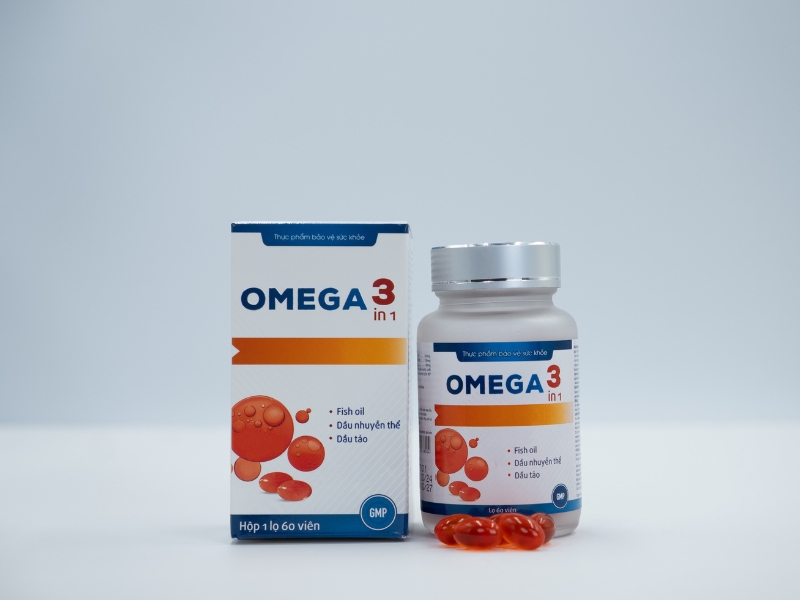 Viên uống Omega 3in1