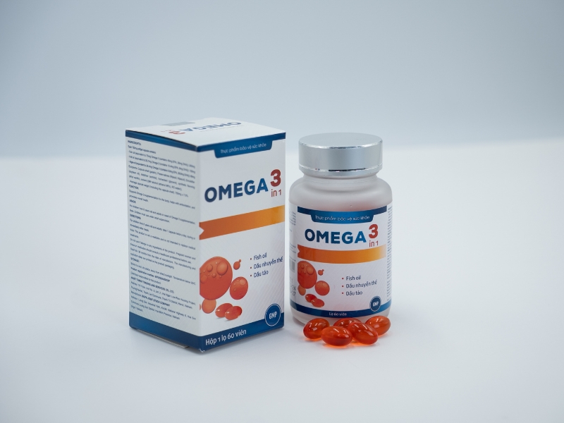 Viên uống Omega 3in1