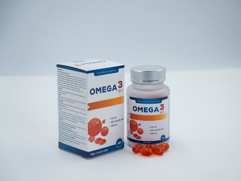 Omega 3in1: Giải pháp toàn diện cho tim mạch, não bộ và thị lực